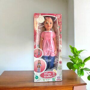 WISPY WALKER 27" GIRLS WALKING TOY DOLL BROWN EYES UNEEDA DOLL NIB